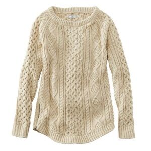 Cable Knit Cream Sweater